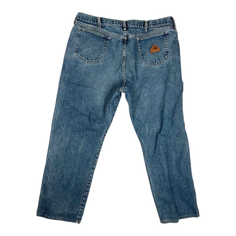 Bulwark FR Jeans Mens 40x34 Blue Relaxed Straight Flame Resistant Work Denim